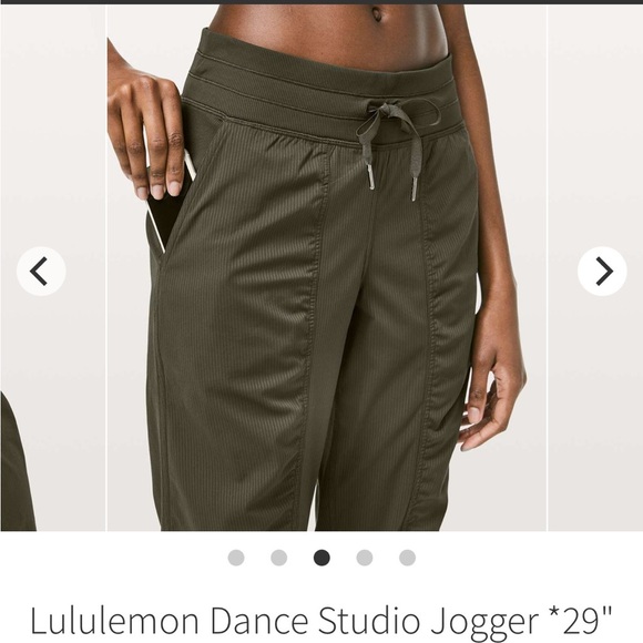 Lululemon Dance Studio Jogger 29" Dark Olive Size 2 - Picture 3 of 7